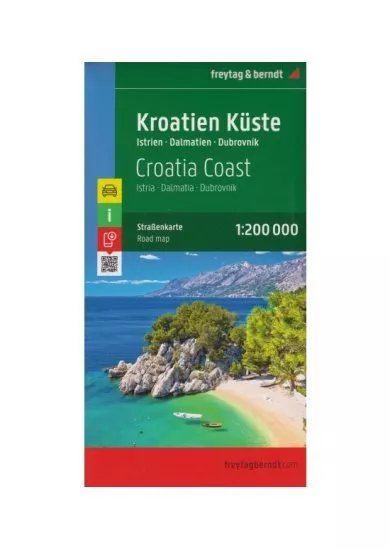 Croatian Coast: 1:200,000. Istria - Dalmatia - Dubrovnik