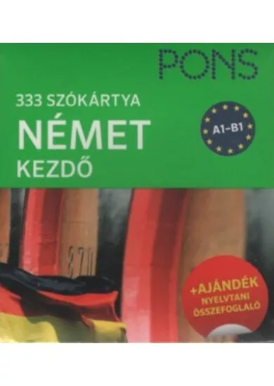 PONS Szókártyák - Német kezdő 333 Szókártya