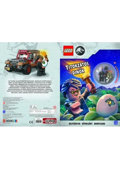 LEGO Jurassic World: Titokzatos dinók - Dr. Ian Malcom és a dinótojás minifigurával