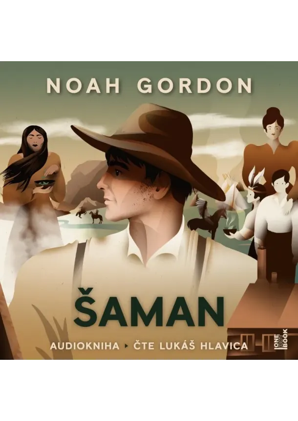 Noah Gordon - Noah Gordon:  Šaman (čte Lukáš Hlavica) - MP3-CD - MP3-CD