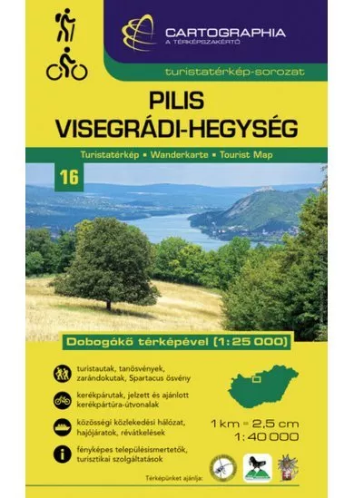 Pilis és Visegrádi-hegység - Turistatérkép-sorozat 16.