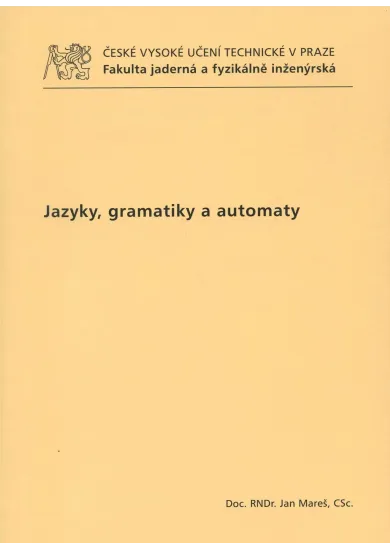 Jazyky, gramatiky a automaty