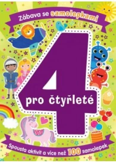 Zábava se samolepkami pro čtyřleté