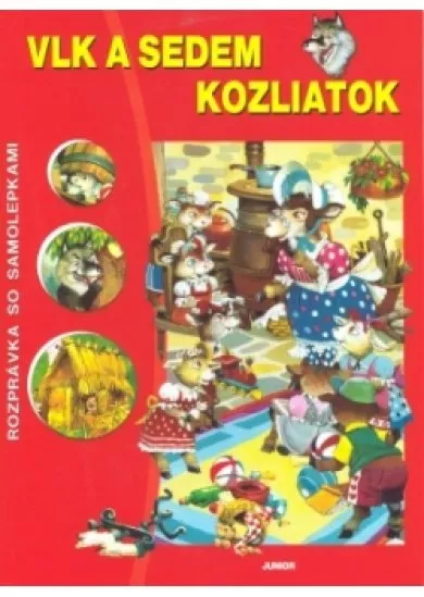 Vlk a sedem kozliatok rozprávky + samolepky