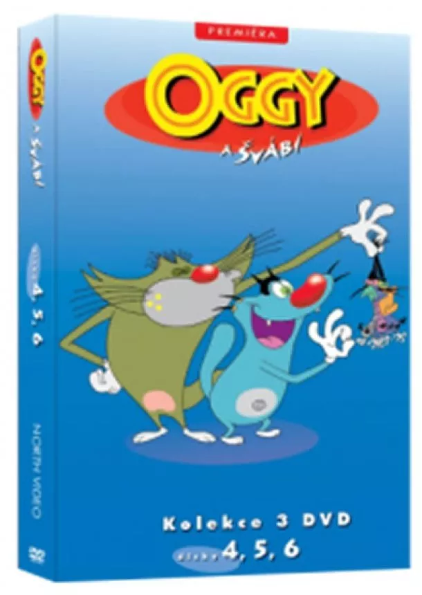 autor neuvedený - Oggy a švábi 4 - 6 / kolekce 3 DVD