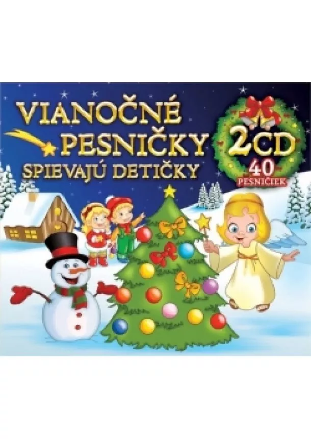 autor neuvedený - 2CD BOX Vianočné pesničky spievajú  detičky