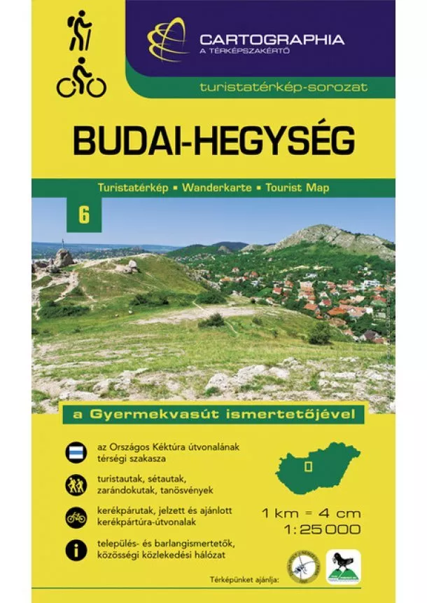 Térkép - Budai-hegység - Turistatérkép-sorozat 6.