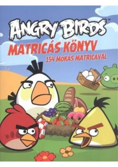 ANGRY BIRDS MATRICÁS KÖNYV /154 MÓKÁS MATRICÁVAL