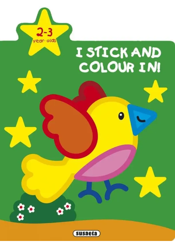 I stick and colour in!  - Bird  2-3 year