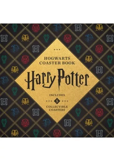 Harry Potter Hogwarts Coaster Book: Set of 5 Collectible Coasters