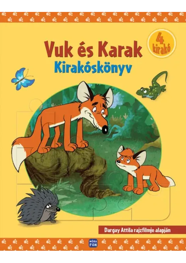 Puzzle-Könyv - Vuk és Karak - Kirakóskönyv - 5 kirakó (új kiadás)