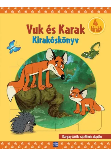 Vuk és Karak - Kirakóskönyv - 5 kirakó (új kiadás)