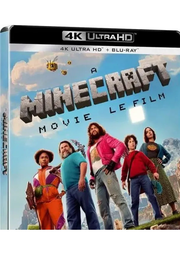 Jared Hess, WB - Minecraft Film 2Bd (Uhd+Bd) - Steelbook - Motiv Day Scene