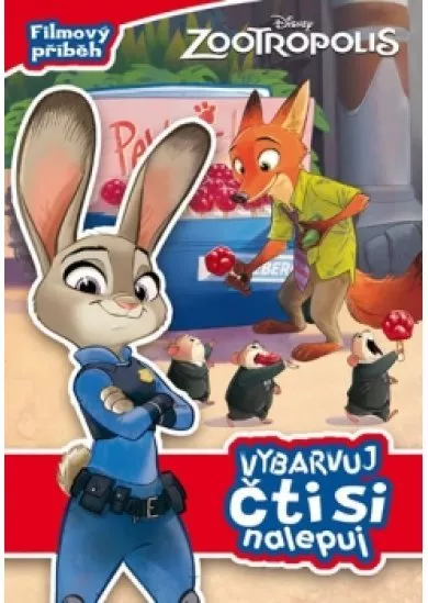 Zootropolis - Filmový příběh - Vybarvuj, čti si, nalepuj