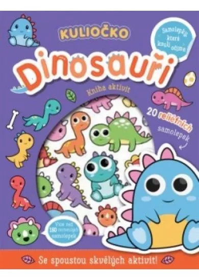 Kuliočko Dinosauři 20 reliéfních samolep