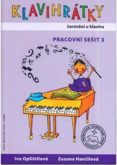 Klavihrátky - pracovní sešit 3 - Čarování u klavíru