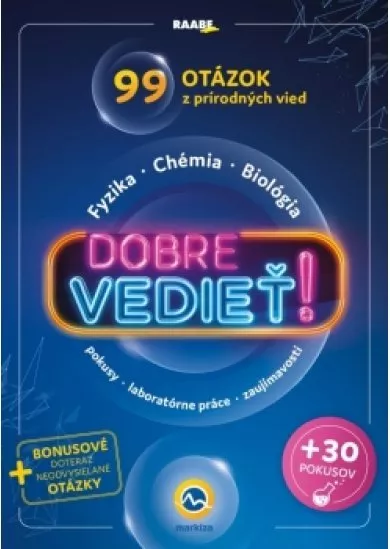 Dobre vedieť !