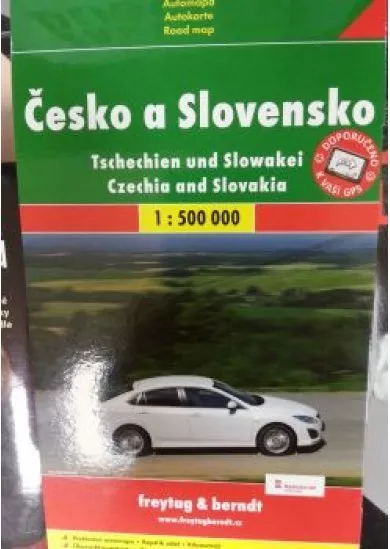 Česko a Slovensko automapa 1:500 000
