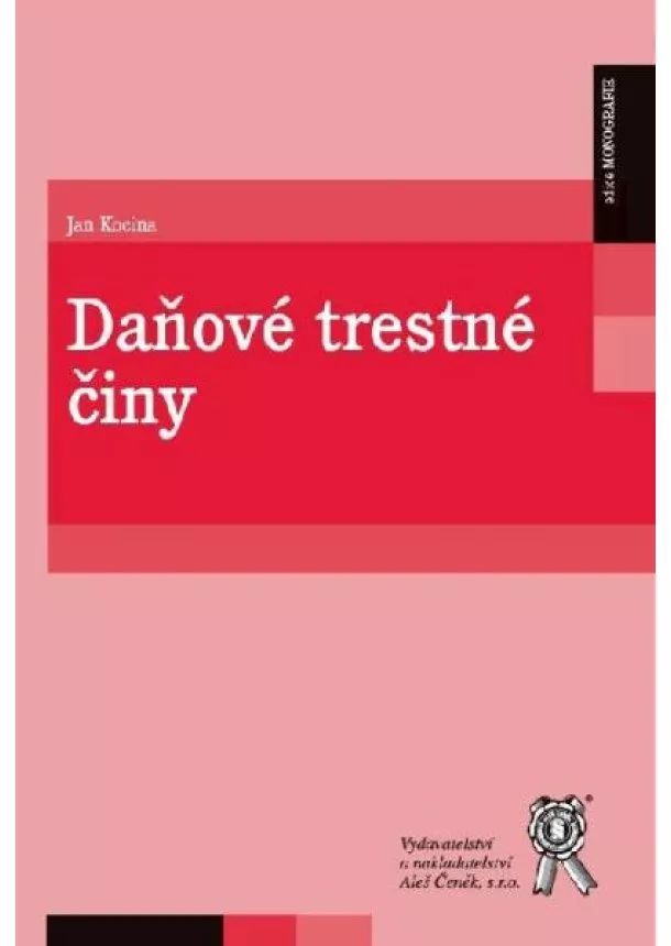Jan Kocina - Daňové trestné činy