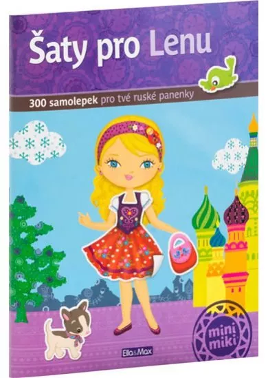 Šaty pro Lenu - kniha samolepek