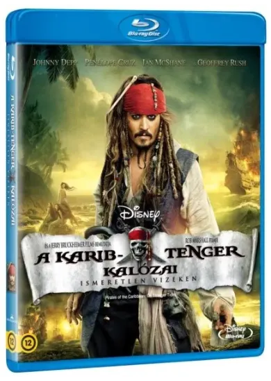 Piráti z Karibiku: V neznámych vodách  (maďarský obal) - A Karib-tenger kalózai: Ismeretlen vizeken  (Magyar csomagolás)