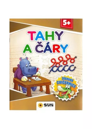 Tahy a čáry - Zábavná cvičebnice 5+
