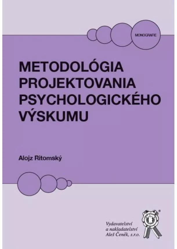 Alojz Ritomský - Metodológia projektovania psychologického výskumu