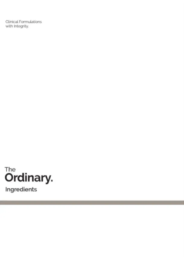  The Ordinary - The Ordinary