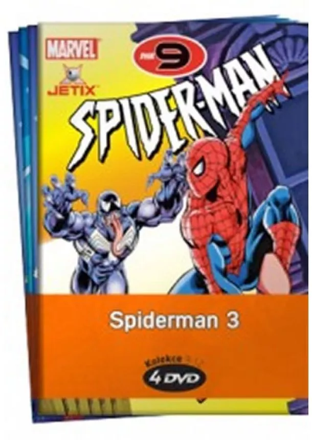 autor neuvedený - Spiderman 3. - kolekce 4 DVD