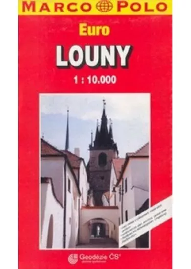 Louny/plán s rejstříkem  GCS 1:10T