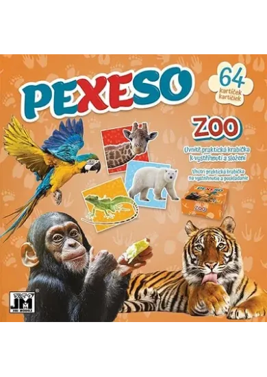 Pexeso v zošite Zoo - 64 kartičiek