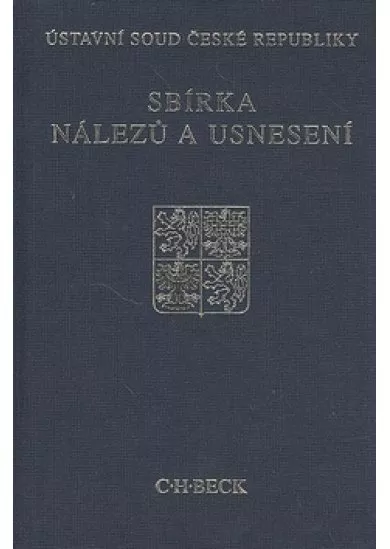 Sbírka nálezů a usnesení ÚS ČR, svazek 17