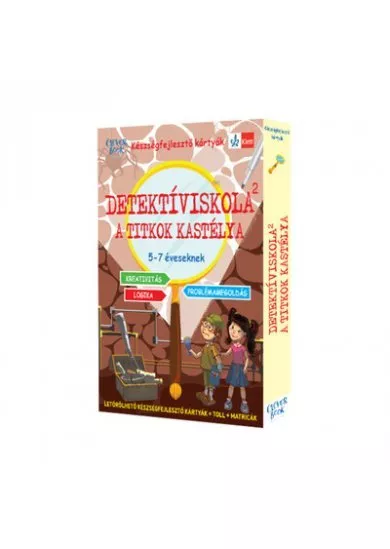 Detektíviskola 2 - A titkok kastélya - Készségfejlesztő kártyák 5-7 éveseknek (új kiadás)