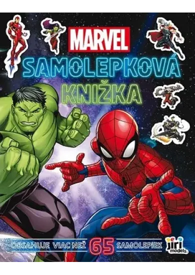 Samolepková knižka Marvel - obsahuje viac než 65 samolepiek