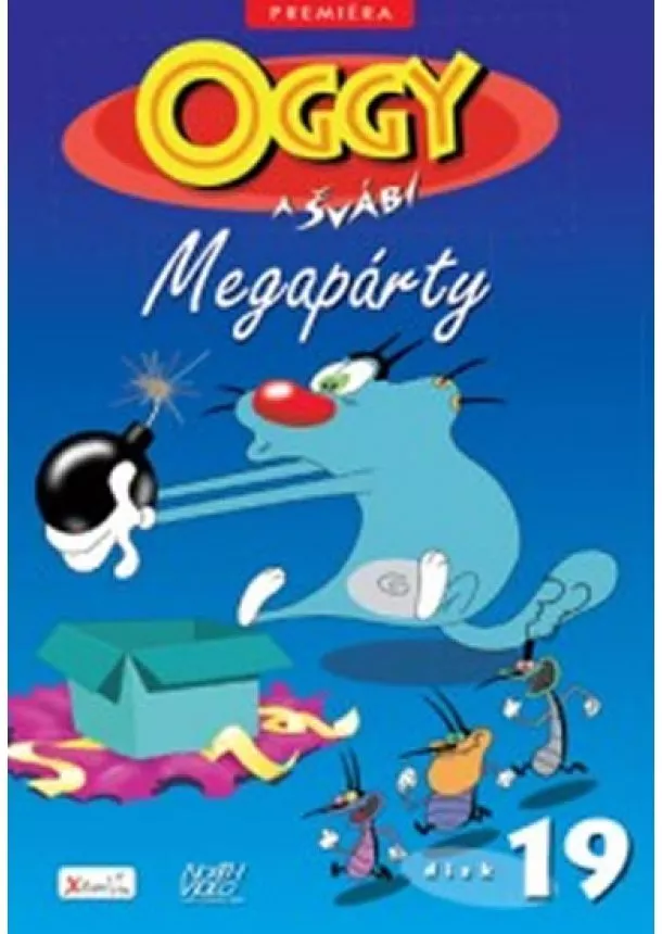 autor neuvedený - Oggy a švábi 19./ Megapárty - DVD
