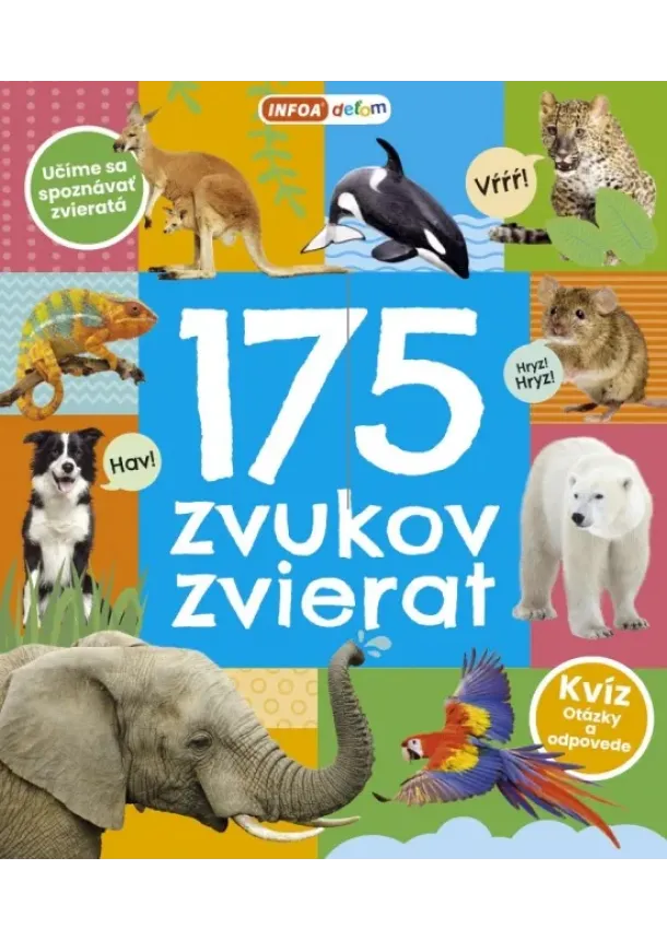 kol. - Zvuková kniha - 175 zvukov zvierat