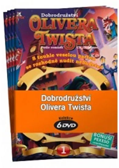 Dobrodružství Olivera Twista 1 - 6 / kolekce 6 DVD