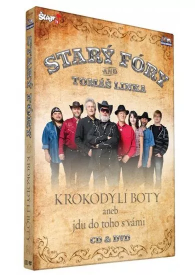 Starý fóry & Tomáš Linka - Krokodýlí boty aneb Jdu do toho s vámi - CD + DVD