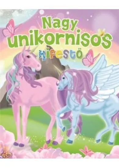 Nagy unikornisos kifestő