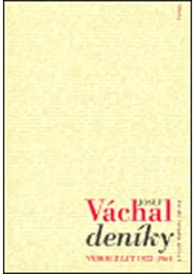 Deníky - Výbor z let 1922-1964