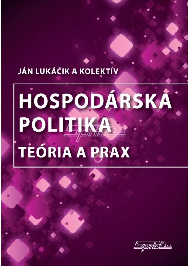 Ján Lukáčik a kolektív - Hospodárska politika - Teória a prax
