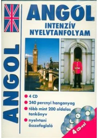 Angol intenzív nyelvtanfolyam (4 CD)