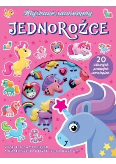 Jednorožce - Blýskavé samolepky