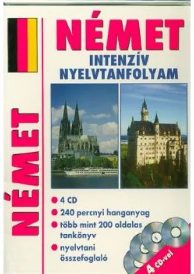 Német intenzív nyelvtanfolyam (4 CD)