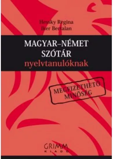 Magyar-német szótár nyelvtanulóknak