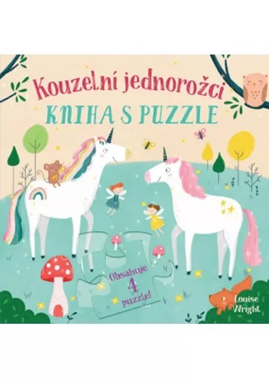 Kouzelní jednorožci - Kniha s puzzle