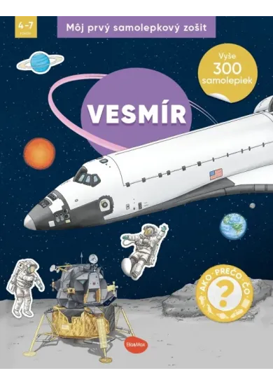 Môj prvý samolepkový zošit – VESMÍR