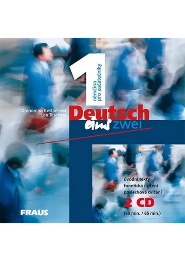 Kolektív - Deutsch eins zwei 1. 2CD - nemčina pro začátečníky