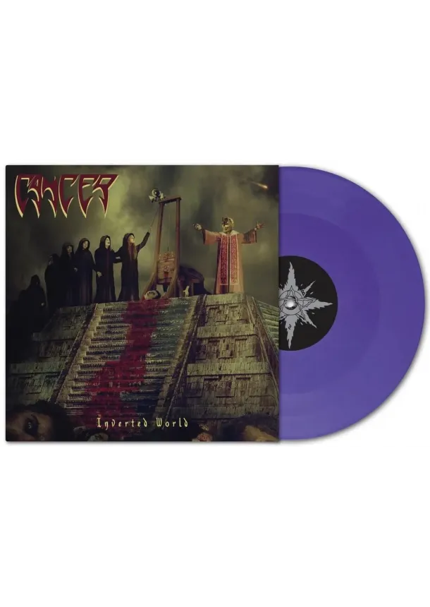 Cancer, Peaceville Records - Cancer:  Inverted World - Purple Vinyl