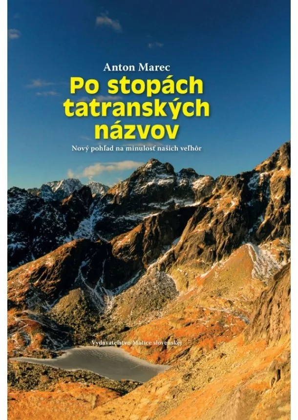 Anton Marec - Po stopách tatranských názvov